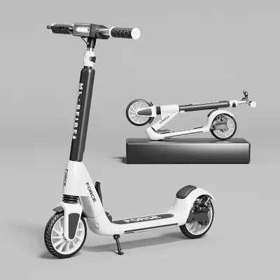 Innovative Designed Adult Scooter Adjustable in Height Foldable and Can Carry 100KG for Children Aged 12-18 with Two Wheels