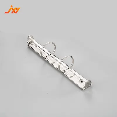 Perforated Document Organization Detachable Anti-rust Round Buckle Metal Clamp with Double Ring Clasp JXY TR216-2-30/20