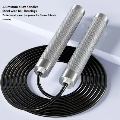 Weighted Aluminum Alloy Speed Jump Rope | Thick Steel Wire Fat Burning Training Rope