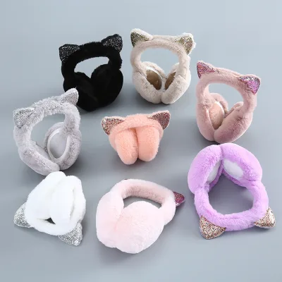 Factory Direct Thick Cold Warm Plush Korean Version Adult Winter Earmuffs Batch