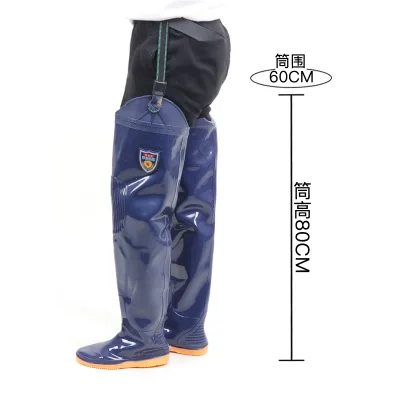 Factory Blue River Bootfoot Hip Waders for Men Women with Boots Hunting Pants Wader