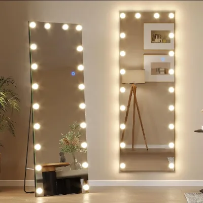 Wholesale MOQ 50pcs Rectangular Full-Body Floor Mirror Modern Design Factory Direct Bulk Order Custom Size OEM