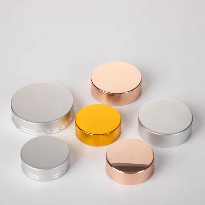 Various Sizes #28 48# 53# 70# 86# Glass Bottle Screw Anodized Aluminum Plastic Lids Gold Sliver Caps for Glass Jar