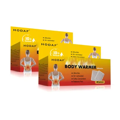 Comfortable Body Heat Patch with Natural Iron Powder Heating Element and Long Warming Duration