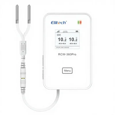 Elitech 4G Wireless Remote Real-Time IOT Data Logger APP/Cloud Storage Single External Expansion Channel Temp Probe