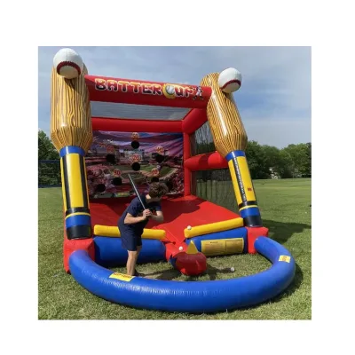 Outdoor Sports Game Inflatable Baseball Batting Sports Inflatable Batter up Teeball on Sale for the Sporty Ones