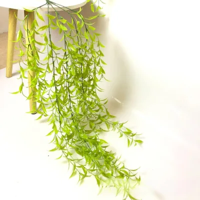 Artificial Willow Leaves Greenery Vines for Wedding Party Home Garden Wall Decoration Decorative Flowers & Plants