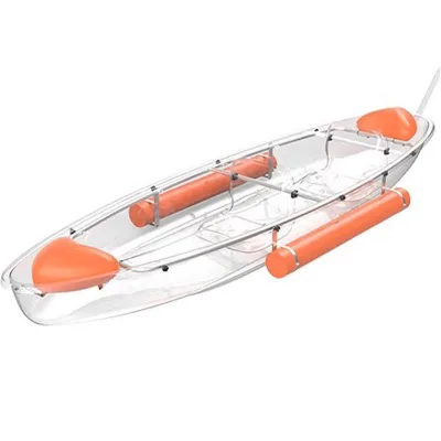 Viral Two Person Clear PC Kayak High Clarity for Outdoor Scenic Photography