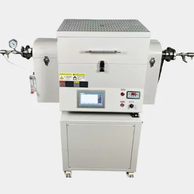 1100 Degree Dual Zone Vacuum Tube Furnace Alumina Ceramic Tube Tubular Furnace