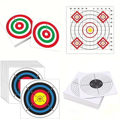 Custom Paper Targets Indoor Outdoor Shooting Archery Paper Target Archery Target Paper for Bow Practice