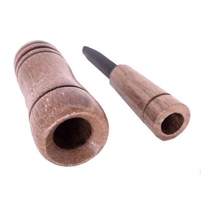 Outdoor Game Call Imitative Sound Whistle Log Wild Duck Call Goose Call Oak Solid Wood Whistles Whistling Factory Directly