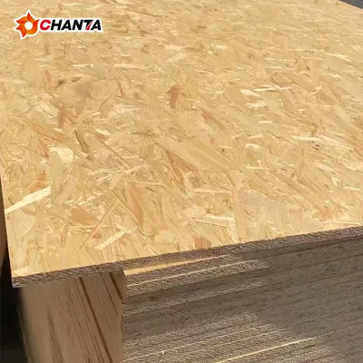 Waterproof Laminated OSB Board 18mm ENF Grade Melamine OSB Board for Cabinet