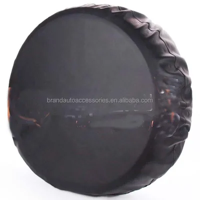Luxury Spare Tire Cover for Trailer RV Truck Camper-Soft PU/PVC/Nylon Protected Cover