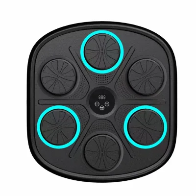 Home Fitness Smart Music Boxing Training Machine with Lighted Target & Gloves for Adult Sports Stress Relief