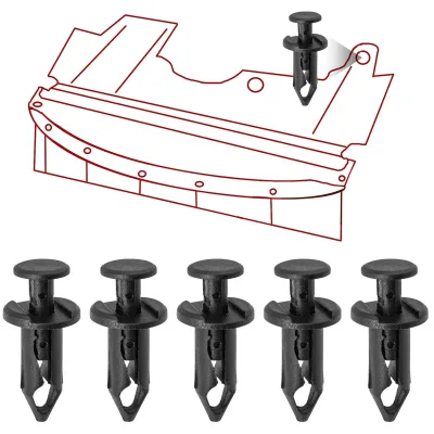 8mm Auto Body Clip Mudguard Fastener Rivet Fender Liner Retainer for Ford EcoBoost