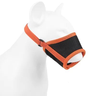 New Arrival Anti-Bite Barking and Chewing Muzzle Breathable Mesh Adjustable Pet Dog Mouth Cover
