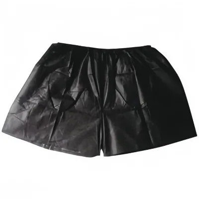 Custom Hospital High Quality Plus-size Nonwoven Shorts Spa Disposable Black Boxer Shorts Disposable Shorts for Men Exam