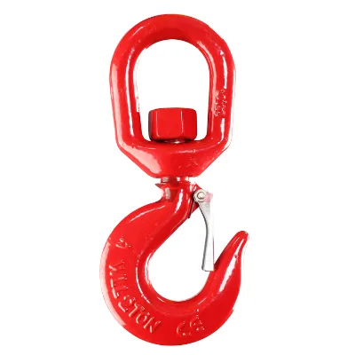 Swivel Lifting Hook Grade 80 Swivel Hook with Latch Grade 80 Clevis Slip Hook for Lifting Rigging Use with Chain Sling