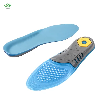 JOGHN CE Guaranteed Orthotic Cushion Gel Shoe Insoles for Men Women TPE Gel Insoles