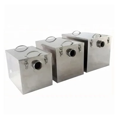 Multi-stage Grease Trap Oil Water Separator Stainless Steel Grease Trap for Kitchen Hotel Industry 16-175L/Hour