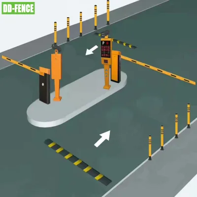 Road Traffic Barrier Gate Parking Boom Barrier Gates Automatic Security Parking Barrier