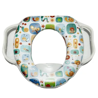 Children's Portable Travel Toilet Seat With Handle Potty Training Seat for Toddlers, Boys and Girls