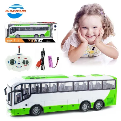 New Arrive Children 1:30 4WD Light RC Toy City Bus Toy Bus for Kids
