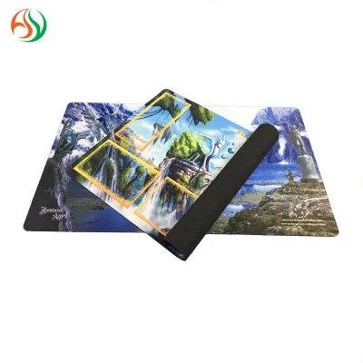 AY Anti-Slip Rubber Playmats Custom Printed Soft Waterproof Eco-friendly Polyester Mouse Pad