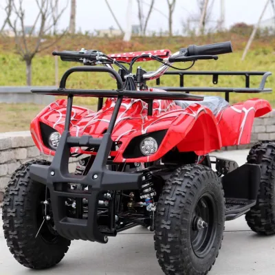 49CC 2-Stroke Mini Kids Quad Bike, Gas Powered Off-Road ATV Pull Start Dual Brakes Europe Hot Sale Model