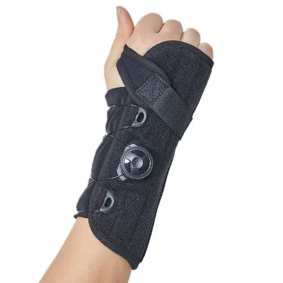 Adjustable Wrist Support Brace With Rotating Dial