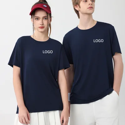 Summer Ins T-shirt Quick Drying Men's Short Sleeved Upper Garment Custom Logo Shirt