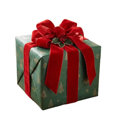 Velvet Ribbon for Gift Wrapping Bows Bouquet Christmas Tree Decoration Ribbons Saint Valentine's Day Red Gift Ribbon