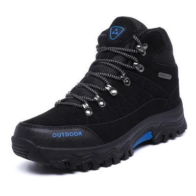 Hiking Boots Outdoor Hiking Shoes with Suede Upper EVA Midsole Rubber Outsole for Men and Women All Season Trail Walking