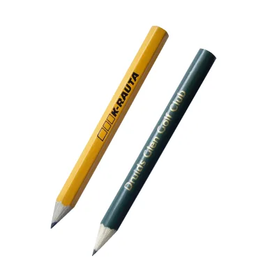 144pcs or 200pcs Per Box 3.5" Half Mini Size Short Small Golf Hexagon or Round Wooden Pencil Bulk Sharpened Pencil with Eraser