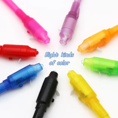 Invisible Writing UV Light Pen Color Under Ultraviolet LED Magic Multi Function Invisible Money Detector Pen Secret Writing Pen