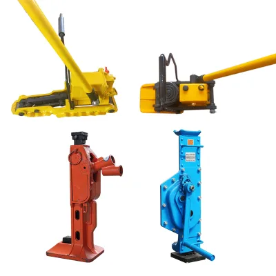 Railroad Track Portable Jack With Slewing Device for Sale 10T 5 Ton Rack Jack Road Lifting Machine Hand Jack
