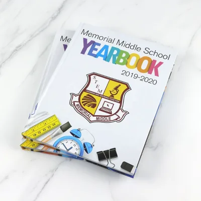 A4 Sewn Hardcover Print My University High School Annual Yearly Year Book