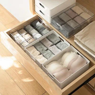 Underwear Storage Box Socks Underwear Organizer Box Household Clothing and Bra Compartment Storage Box