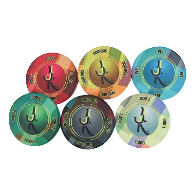 Good Various Designed Printable Ceramic Poker Chips in Size 43mm*3.5mm of 12g Per Piece Casino Grade with Low Moq for Gambling