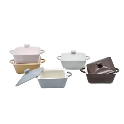 Wholesale Kitchen Stoneware Ceramic Soup & Stock Pot Durable Restaurant Use Various Colors Available