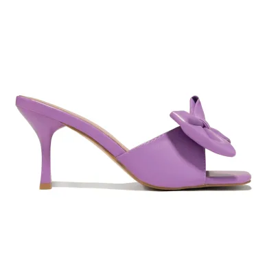 2021 New Bow Sandal Heel Sandal