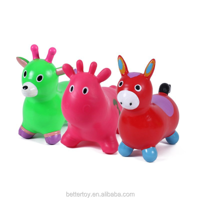 Hot Sale Mini PVC Animal Donkey Toy Colorful Mini Plastic Toy