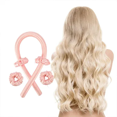 Slik Satin Heatless Curling Rod Lazy Curler Headband Make Hair Soft and Shiny Hair Curler Hairdressing Tools Heatless Hair Curls