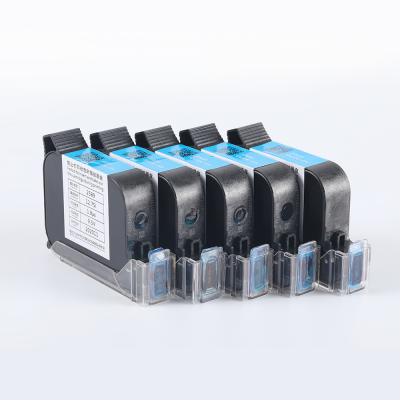Black Ink Cartridge for Handheld Inkjet Printer 12.7mm-25.4 Printer Date Code Printing Machine