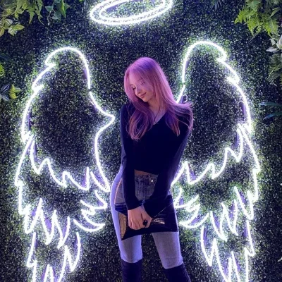 For COSUN LED Flamingo Neon Hustle Sign Angle Wings Neon Light Strip for Company and Hospital Decoration