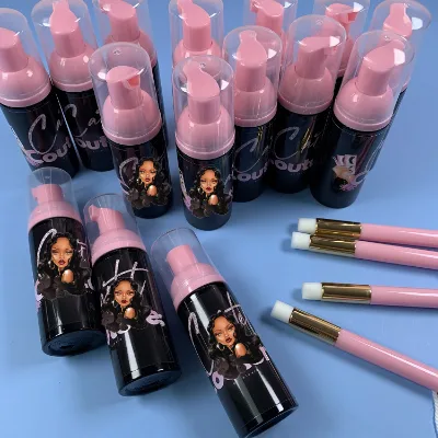 Private Label Foam Lash Shampoo Wholesale Foaming Cleanser for Lashes Customized Lash Cleanser Kit