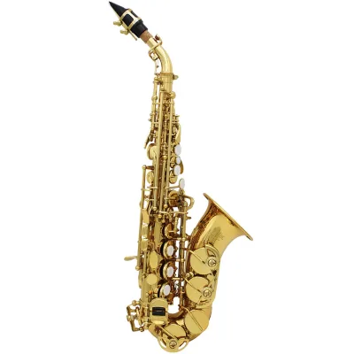 Factory OEM-produced basic Brass saxophone instrument has a high note of Bb and comes with a complete set of accessories.