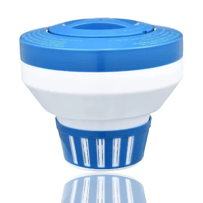 Pool Chlorine Floater 7" Large Floating Chlorine Dispenser With Adjustable Release for Indoor & Outdoor Swimming Pool Hot Tub