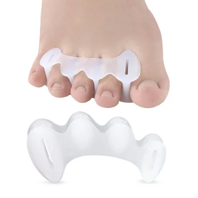 Silicone Gel Toe Separators Stretchers Toe Spacer Bunion Corrector Spreader for Hammertoes and Toe Overlap