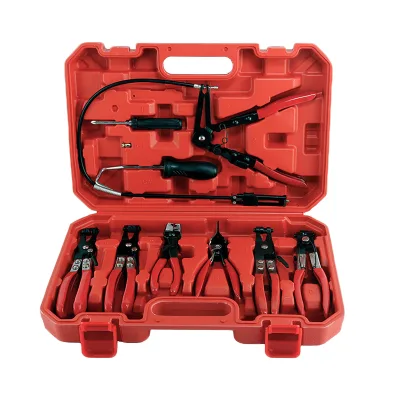 9 Pieces Automobile Professional Hose Clamp Plier Engine Repair Tool Kit Hose Clamp Pliers Kit